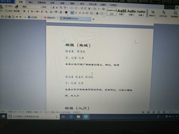 特寻宗亲，思懿(一)公一脉，入川，新派名中，地同子…